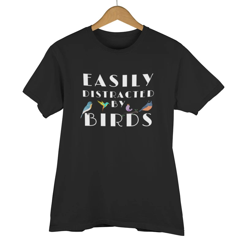 Easily Distracted by Birds T Shirts - Ultra Design Shop