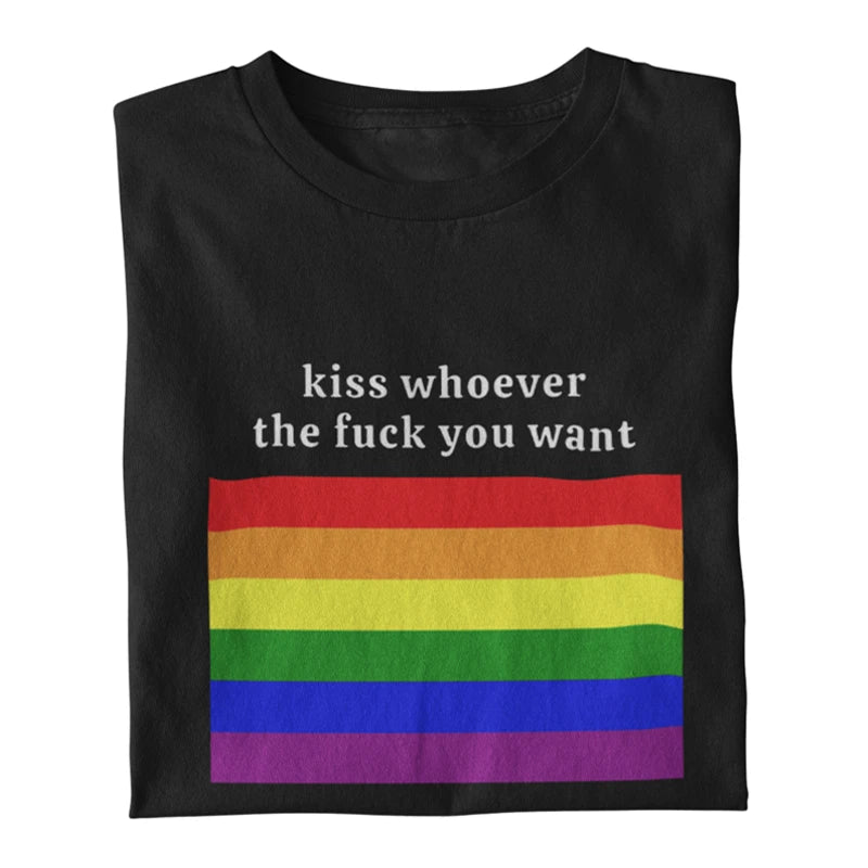 Kiss Whoever T Shirt - Ultra Design Shop